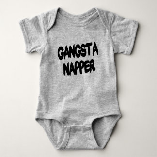 Camisa engraçada do bebê do Napper de Gangsta