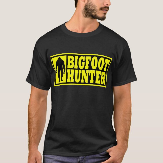 Camisa engraçada do CAÇADOR de BIGFOOT - (Frente)