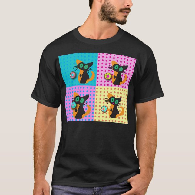 camisa engraçada do camionista de pop (Frente)
