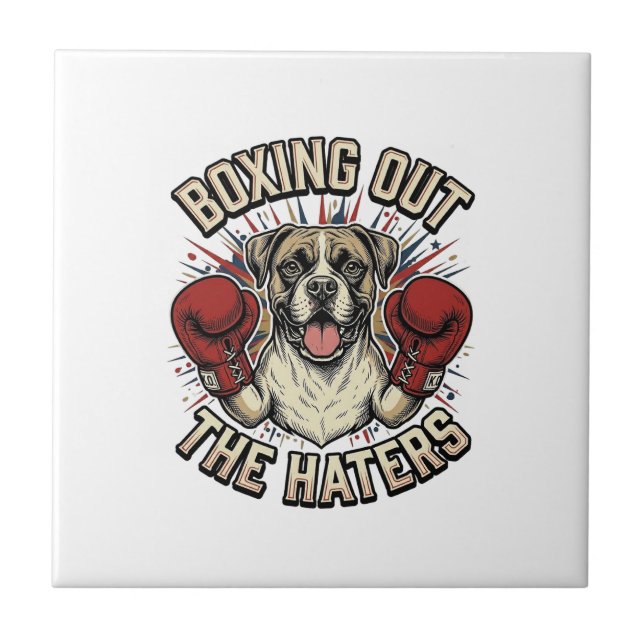 Camisa engraçada do cão de boxeador boxeando os od (Frente)