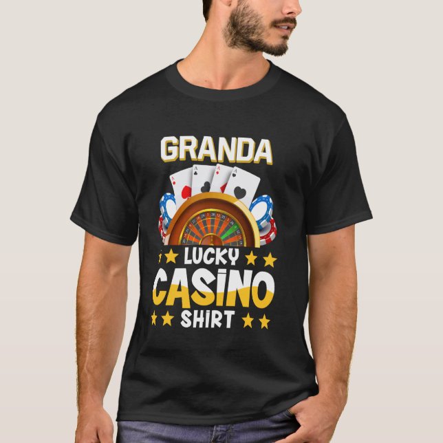 Camisa engraçada do cassino Granda Camisa do cassi (Frente)