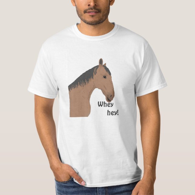 Camisa engraçada do cavalo t (Frente)