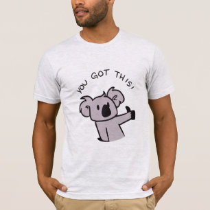 Camisa engraçada do coala, motivação engraçada de