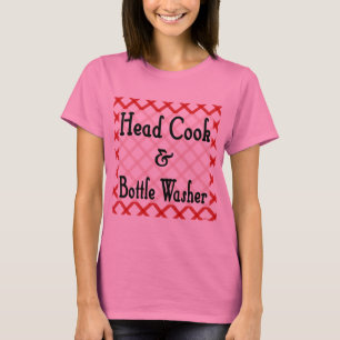 Camisa engraçada do Cozinheiro Chefe e Lavador de 