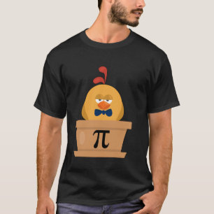 Camisa engraçada do Dia do Pi da Galinha Pot Geeka