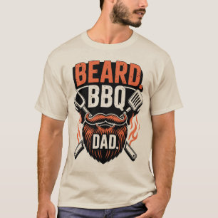 Camisa engraçada do Dia dos Pais, BBQ Dad com barb