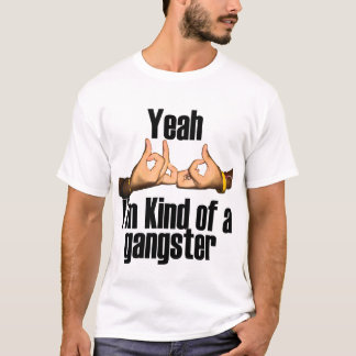 Camisa engraçada do gângster