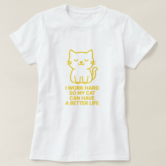 Camisa Engraçada do Gato