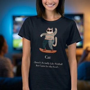 Camisa engraçada do gato