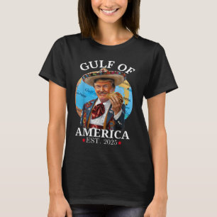 Camisa Engraçada Do Golfo Da América Do Norte No L