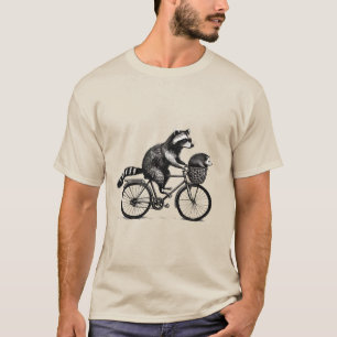 Camisa engraçada do guaxinim e da gambá meme - Pre