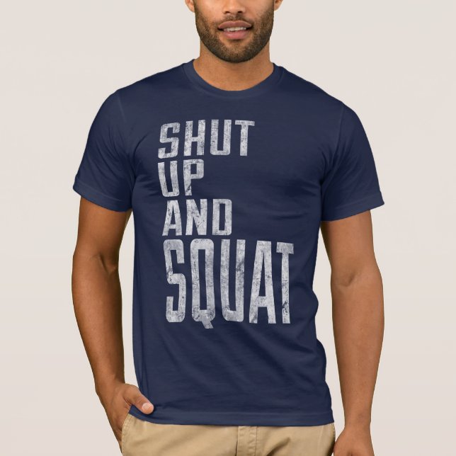 Camisa engraçada do gym fechada acima e ocupa (Frente)