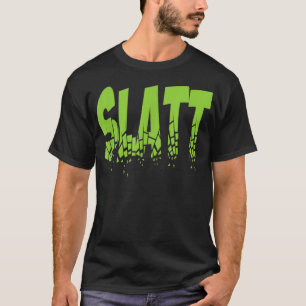 Camisa engraçada do hip hop de slatação Verde