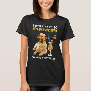 Camisa engraçada do labrador amarelo amante do Lab