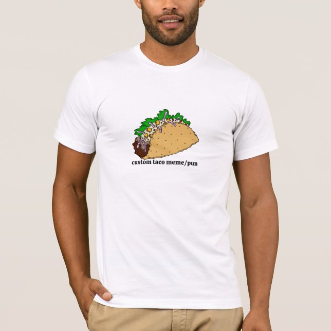 Camisa engraçada do meme do Taco - Camiseta gráfic (Frente)