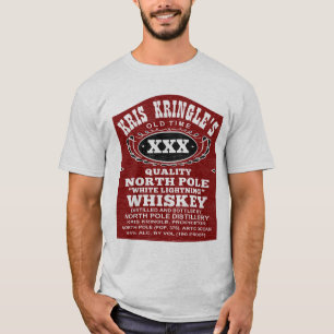 Camisa engraçada do Natal T da destilaria do Pól
