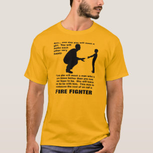 Camisa engraçada do orgulho do bombeiro com consel