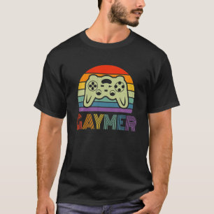 Camisa engraçada do Orgulho Gay de Gamer LGBTQ Arc
