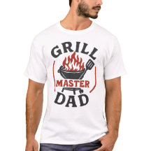 Camisa engraçada do Papai Grill Master BBQ