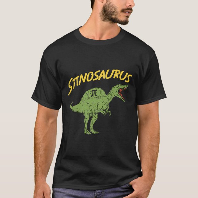 Camisa engraçada do Spinosaurus Pi Day Presente de (Frente)