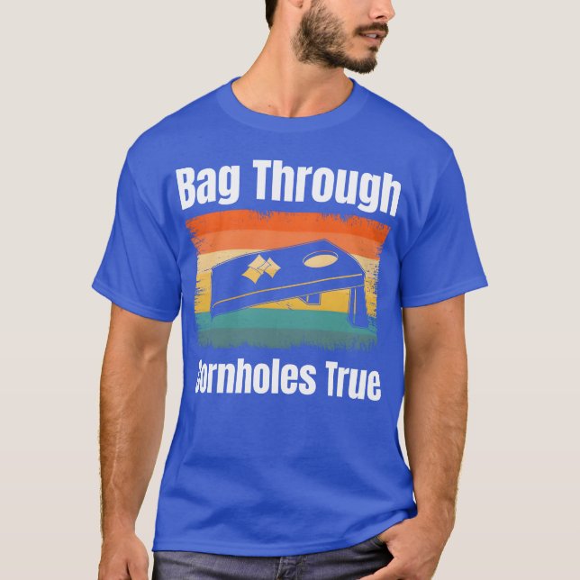 Camisa engraçada do tabuleiro de Baghrough Cornhol (Frente)