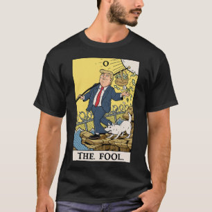 Camisa engraçada do Trump como o Louco Tarot Funny