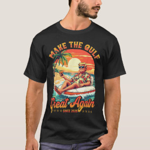 Camisa engraçada do Trump Faça o Golfo Grande Rou