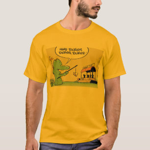 Camisa engraçada dos desenhos animados do