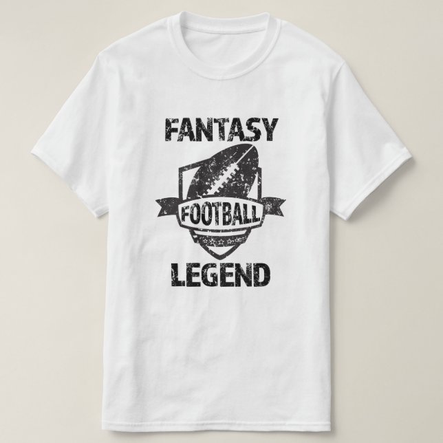 Camisa engraçada dos homens da legenda do futebol (Frente do Design)
