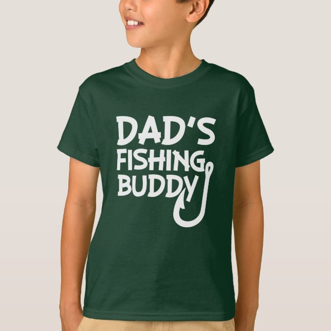 Camisa engraçada dos meninos do amigo da pesca do (Frente)