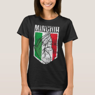 Camisa engraçada Itália Minichia Citações Ditados
