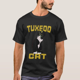 Camisa engraçada para a mãe, Boss Tuxedo Cat Cap L