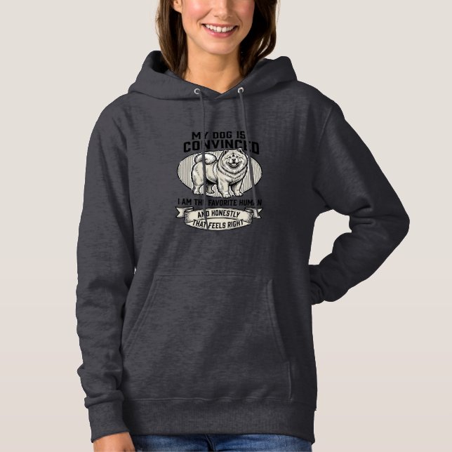 Camisa engraçada para amante de cães com Chow C gr (Frente)