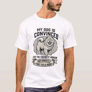 Camisa engraçada para amante de cães com Chow C gr