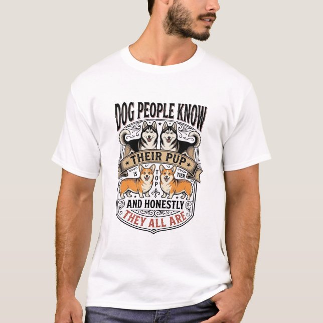 Camisa engraçada para amante de cães com debate de (Frente)