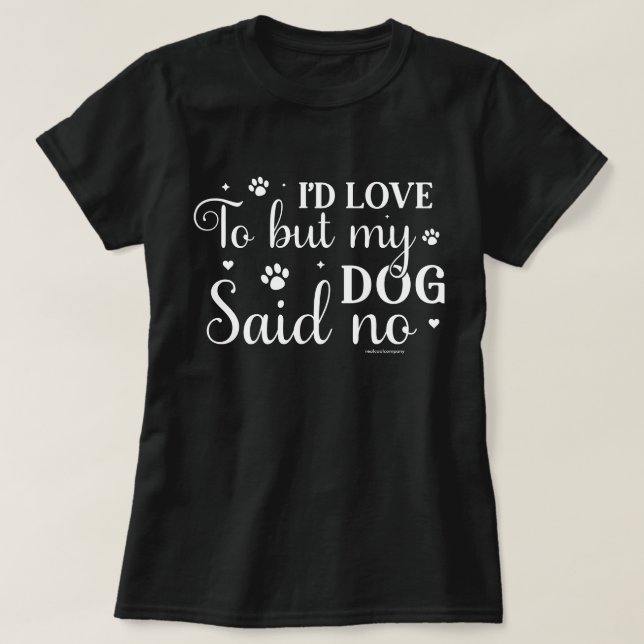 Camisa Engraçada para Amantes de Cachorros - Meu C (Frente do Design)