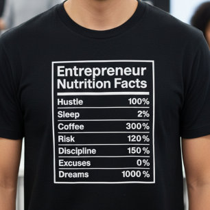 Camisa engraçada para empreendedores Presente para