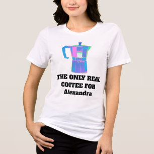 Camisa engraçada para mulheres com nome personaliz