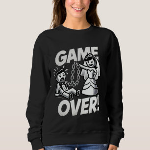 Camisa engraçada para o noivo 'Game Over' para des