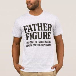 Camisa engraçada para pai figura negociante de pia