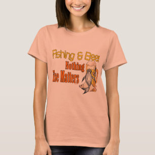 Camisa Engraçada Pesca Humor Cerveja