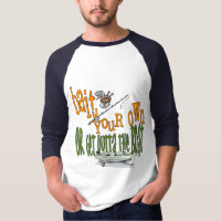 Camisa Engraçada Pesca Humor Isca