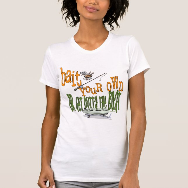 Camisa Engraçada Pesca Humor Isca (Frente)