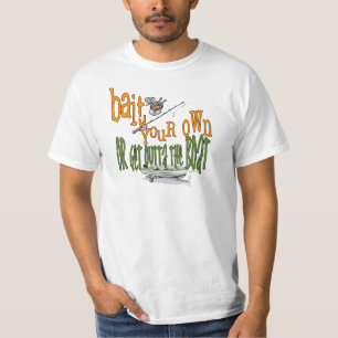 Camisa Engraçada Pesca Humor Isca
