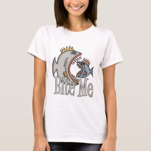 Camisa Engraçada Pesca Humor Pesca Me Morde