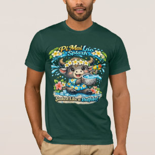 Camisa engraçada Pi Mai Lao Splash Encharcado Como