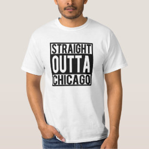 Camisa engraçada reta de Outta Chicago