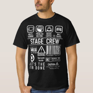 Camisa engraçada super do grupo de palco - semana