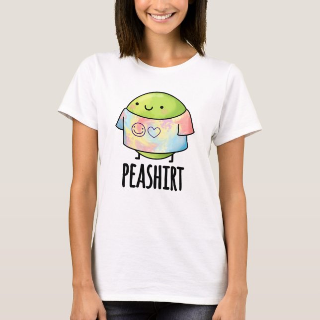 Camisa Engraçada Veggie Pea TShirt Pun (Frente)