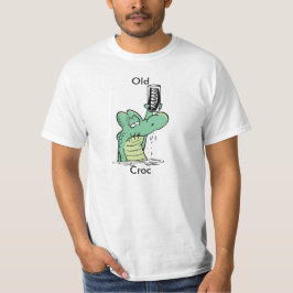 Camisa engraçada velha da idade avançada de Croc